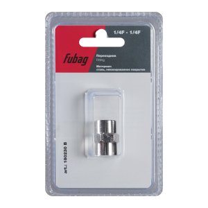 FUBAG Переходник 1/4 дюйма F - 1/4 дюйма F, блистер 1 шт в Орле фото