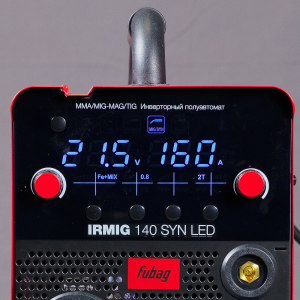 Сварочный полуавтомат FUBAG IRMIG 140 SYN LED с горелкой 150 А в комплекте в Орле фото
