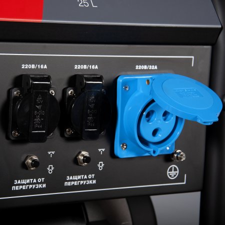 Бензиновый генератор с электростартером и коннектором автоматики FUBAG BS 7500 A ES в Орле фото