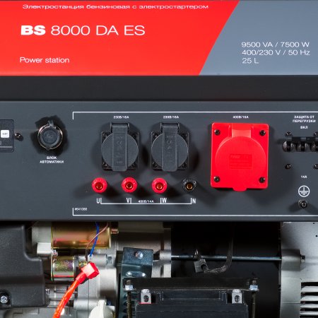 Бензиновый генератор FUBAG BS 8000 DA ES (трехфазный) с электростартером и коннектором автоматики в Орле фото