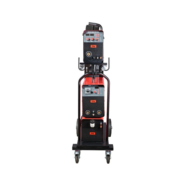 Полуавтомат сварочный FUBAG INMIG 500T DW SYN + подающий механизм DRIVE INMIG DW SYN + шланг-пакет 5 метров 70 мм2 14 pol с жидкостным охлаждением для INMIG 500T DW SYN + горелка FB 500 3m + блок жидкостного охлаждения Cool 70 + тележка для аппаратов в Орле фото