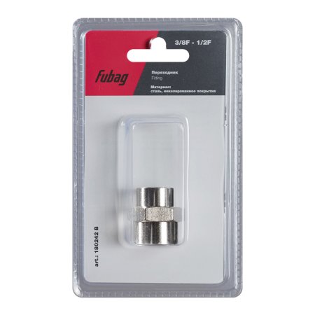 FUBAG Переходник 3/8 дюйма F - 1/2 дюйма F, блистер 1 шт в Орле фото